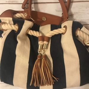 Just Fab nautical styled bag